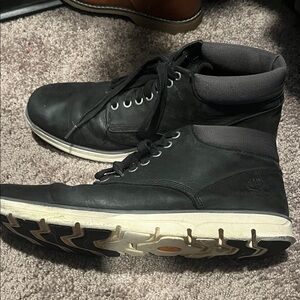 Timberland Men's Black and White Sneakers